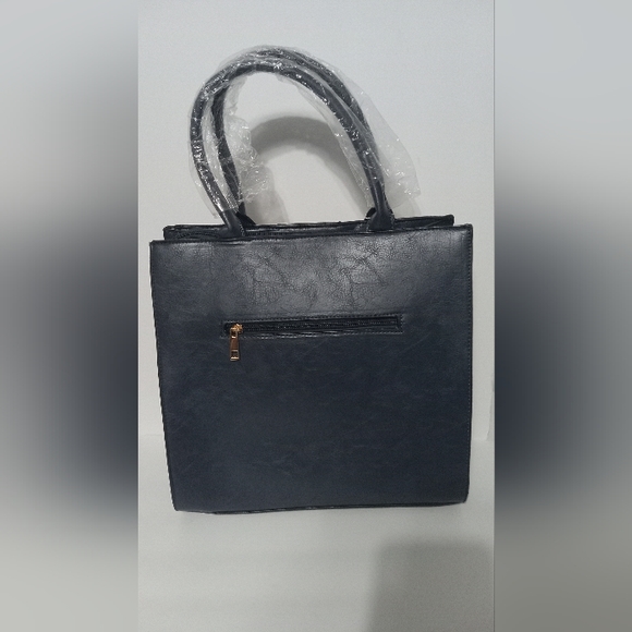 Queen Bee Large Handbag Navy Blue - Picture 3 of 3